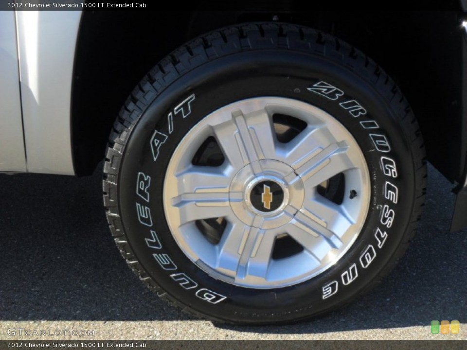 2012 Chevrolet Silverado 1500 LT Extended Cab Wheel and Tire Photo #56218424