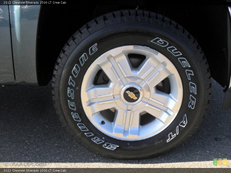 2012 Chevrolet Silverado 1500 LT Crew Cab Wheel and Tire Photo #56219291
