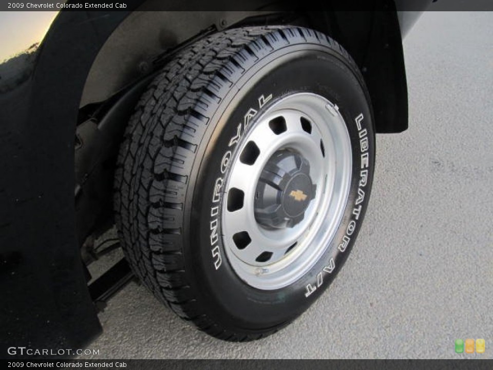 2009 Chevrolet Colorado Extended Cab Wheel and Tire Photo #56236853