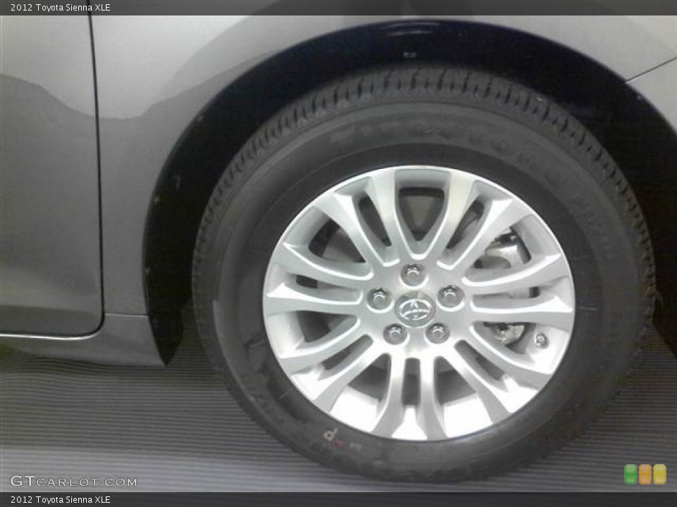 2012 Toyota Sienna XLE Wheel and Tire Photo #56238281