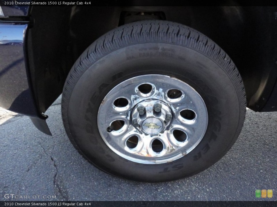 2010 Chevrolet Silverado 1500 LS Regular Cab 4x4 Wheel and Tire Photo #56239592
