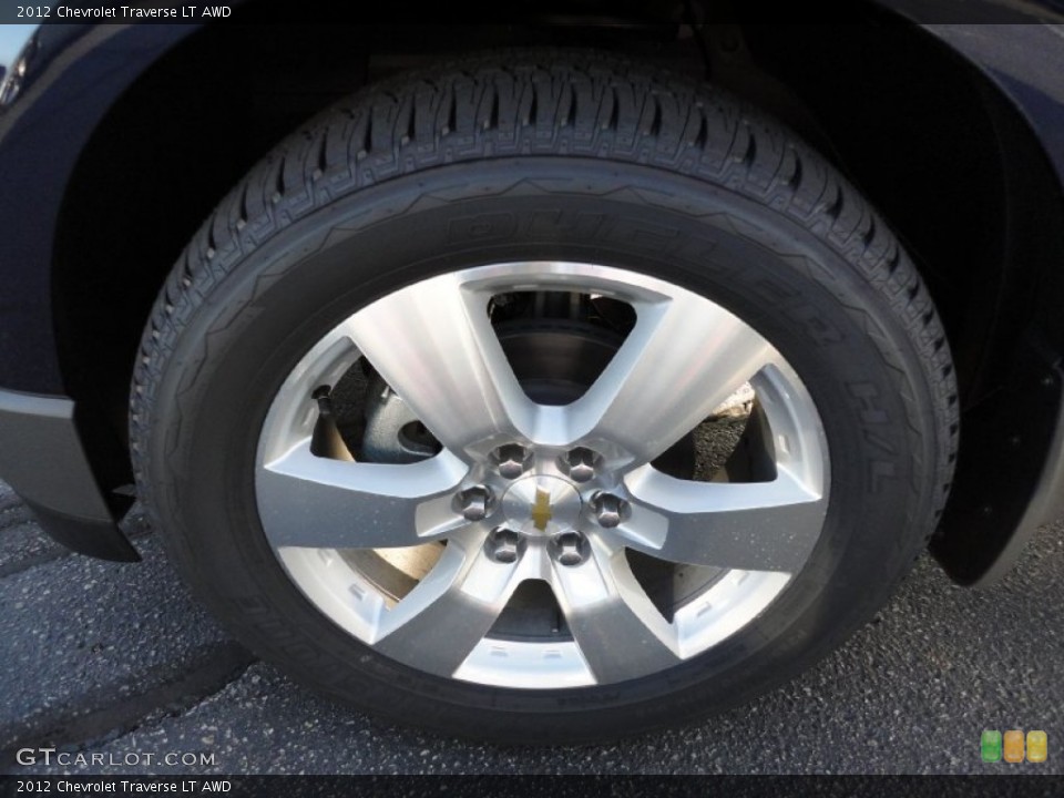2012 Chevrolet Traverse LT AWD Wheel and Tire Photo #56240489