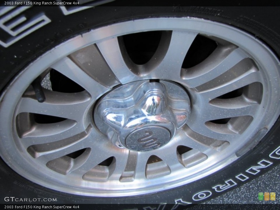 2003 Ford F150 King Ranch SuperCrew 4x4 Wheel and Tire Photo #56246582