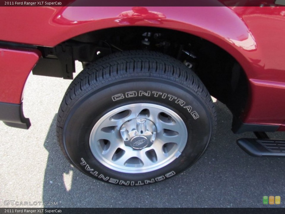 2011 Ford Ranger XLT SuperCab Wheel and Tire Photo #56247008