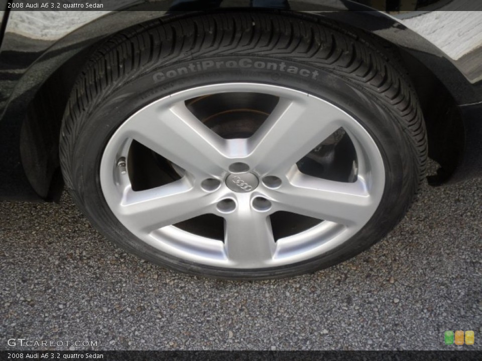 2008 Audi A6 3.2 quattro Sedan Wheel and Tire Photo #56253401