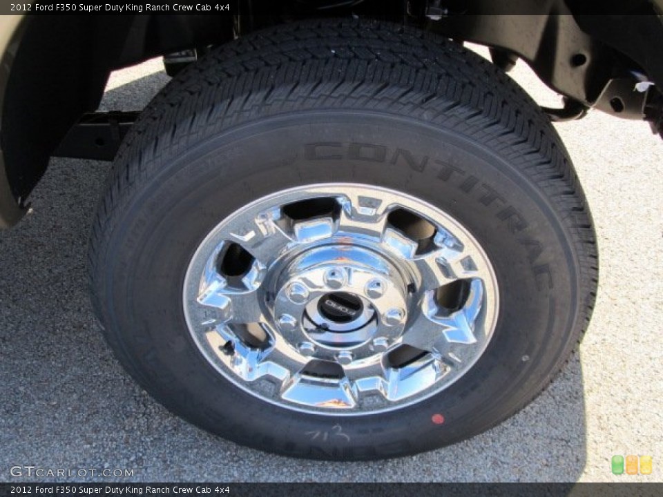 2012 Ford F350 Super Duty King Ranch Crew Cab 4x4 Wheel and Tire Photo #56260106