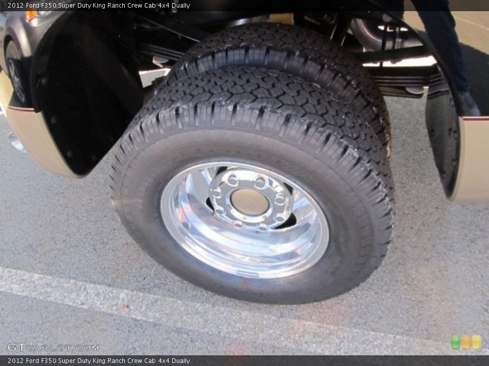 2012 Ford F350 Super Duty King Ranch Crew Cab 4x4 Dually Wheel and Tire Photo #56260319