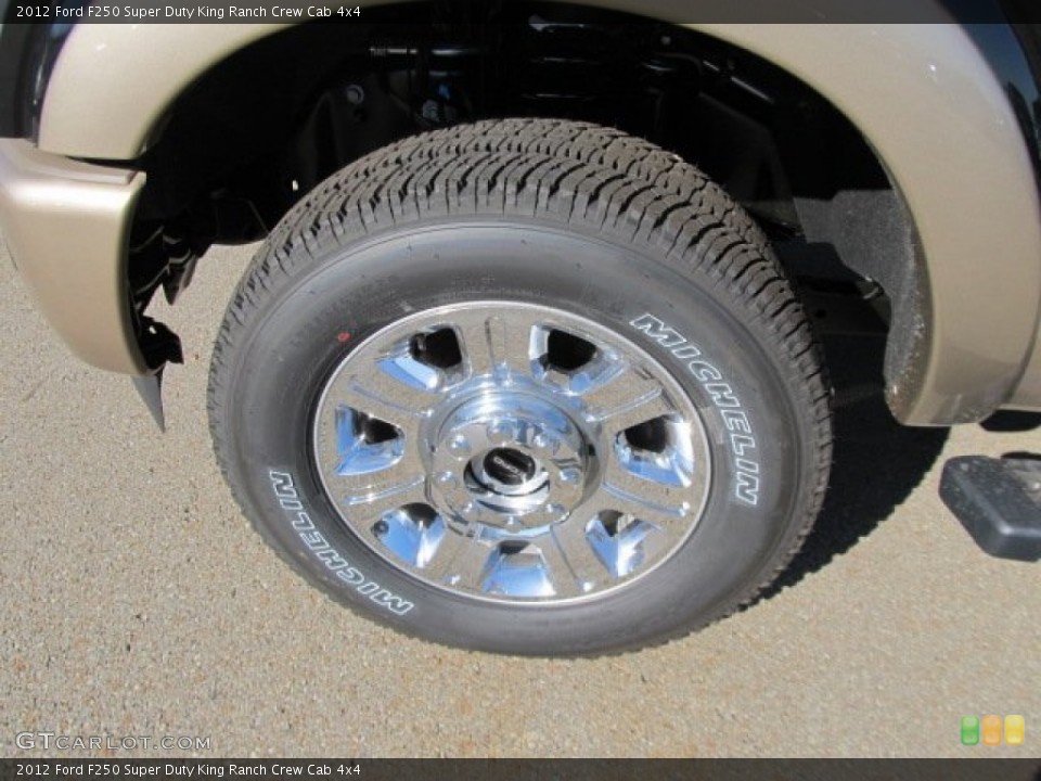 2012 Ford F250 Super Duty King Ranch Crew Cab 4x4 Wheel and Tire Photo #56260799