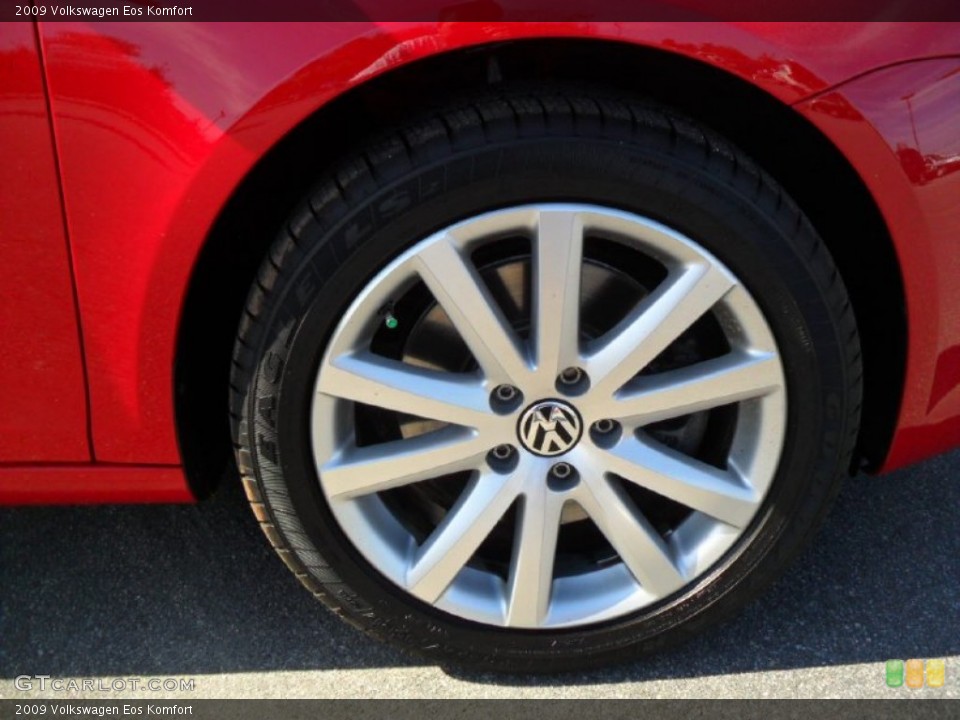 2009 Volkswagen Eos Komfort Wheel and Tire Photo #56263310