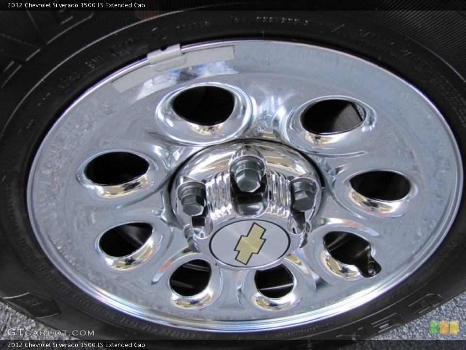 2012 Chevrolet Silverado 1500 LS Extended Cab Wheel and Tire Photo #56264399