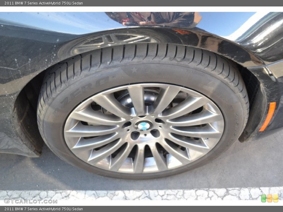 2011 BMW 7 Series ActiveHybrid 750Li Sedan Wheel and Tire Photo #56264975