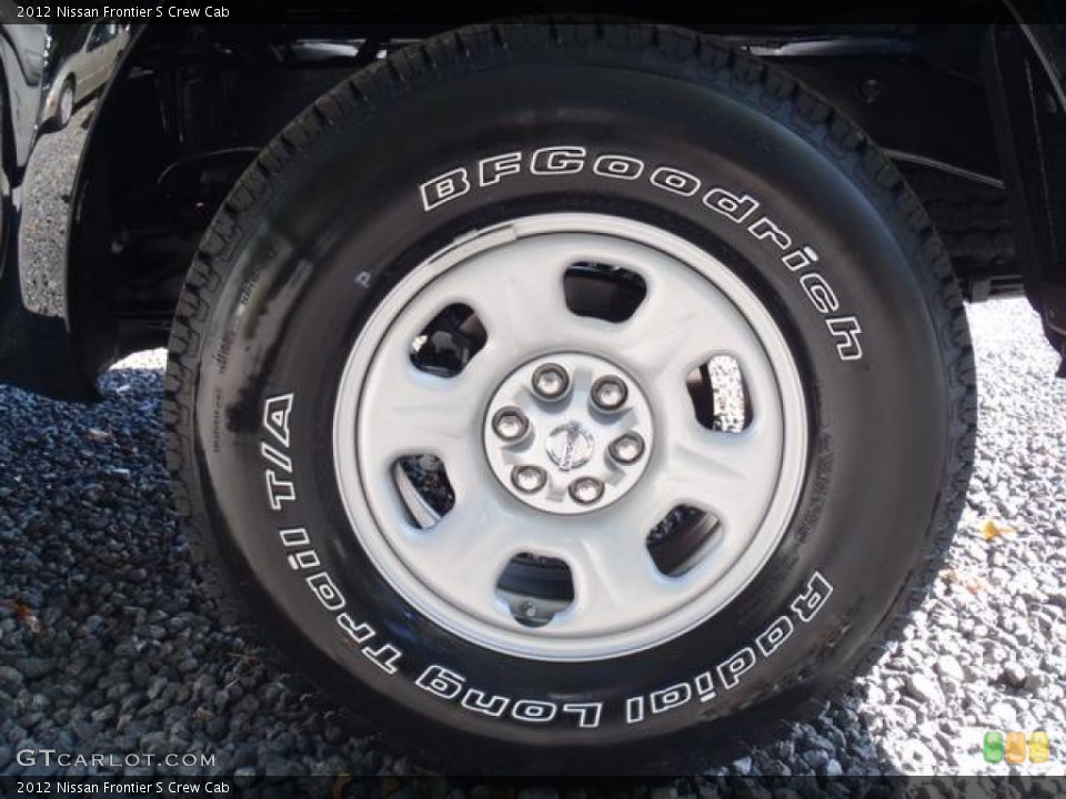 2012 Nissan Frontier S Crew Cab Wheel and Tire Photo #56267174
