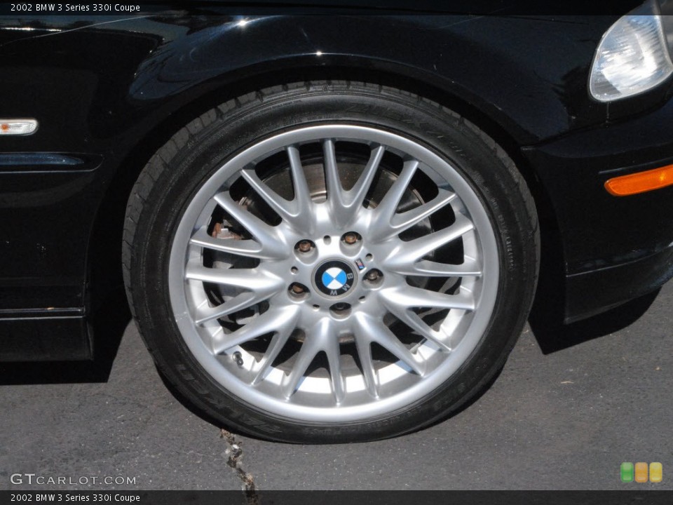 2002 BMW 3 Series 330i Coupe Wheel and Tire Photo #56267579