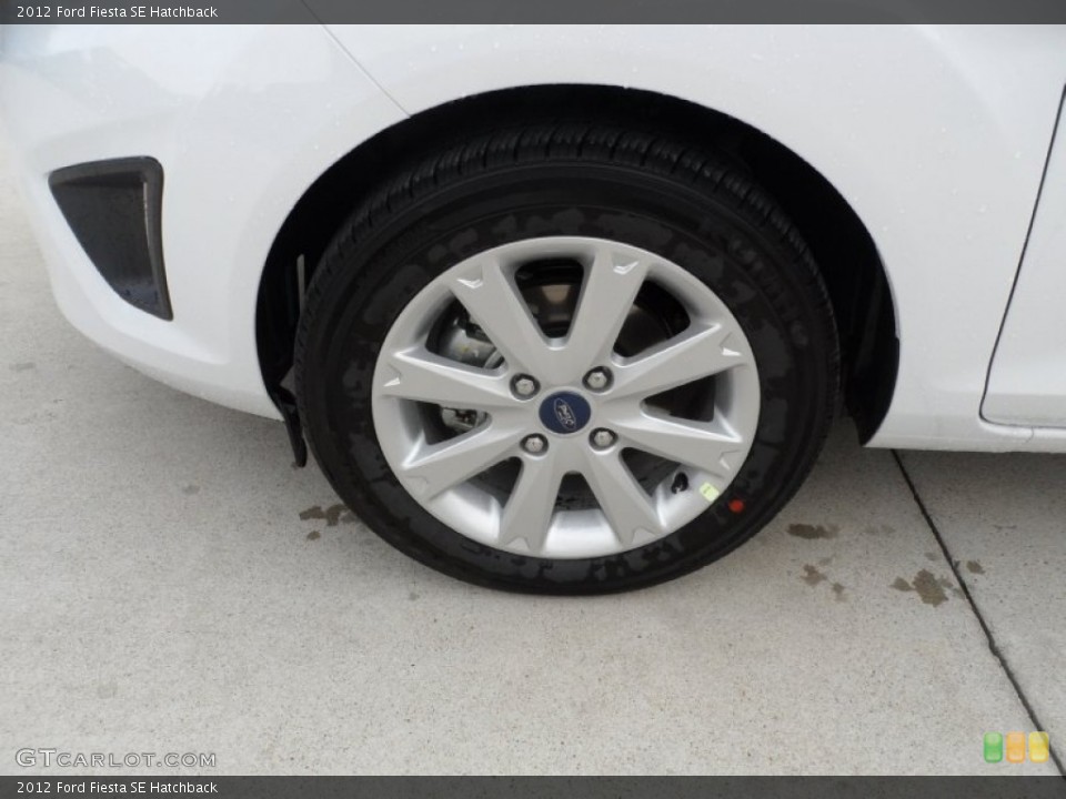 2012 Ford Fiesta SE Hatchback Wheel and Tire Photo #56272607
