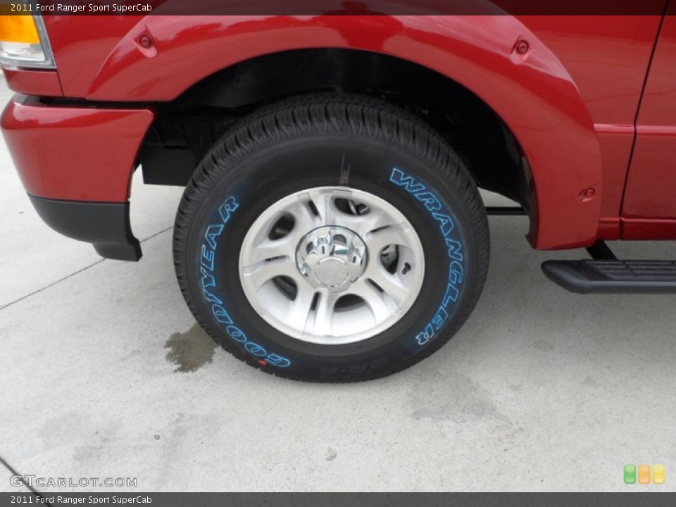 2011 Ford Ranger Sport SuperCab Wheel and Tire Photo #56273687