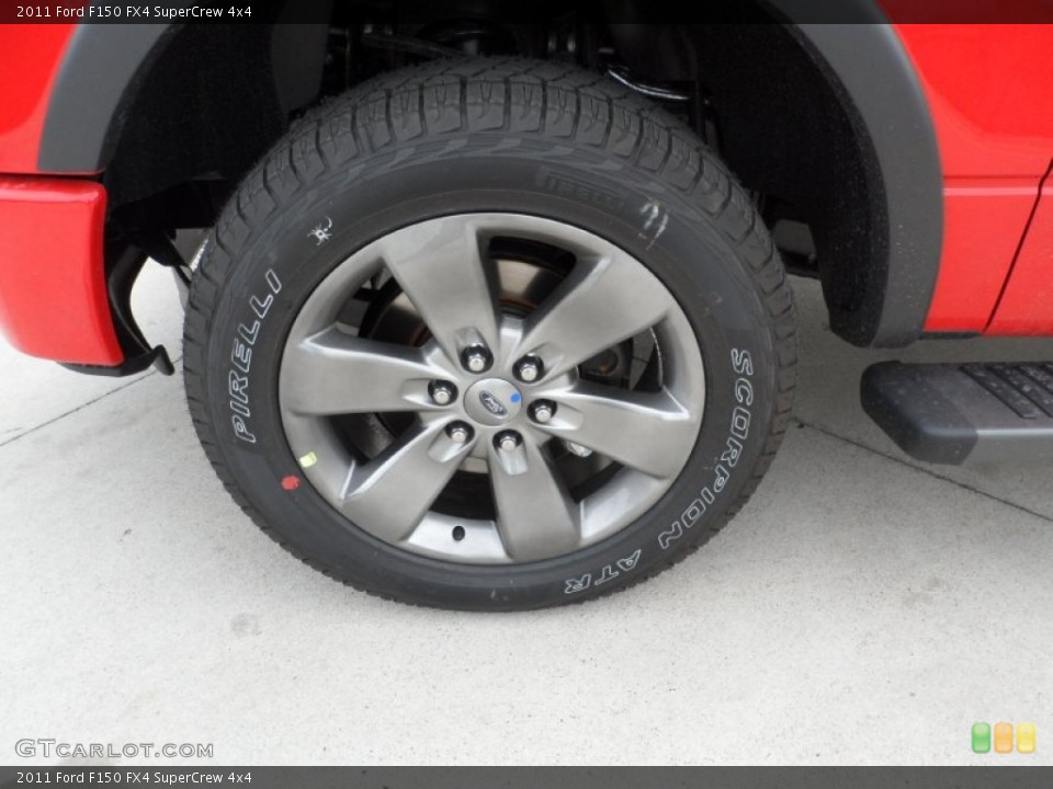 2011 Ford F150 FX4 SuperCrew 4x4 Wheel and Tire Photo #56273783