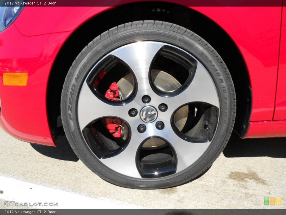 2012 Volkswagen GTI 2 Door Wheel and Tire Photo #56277088