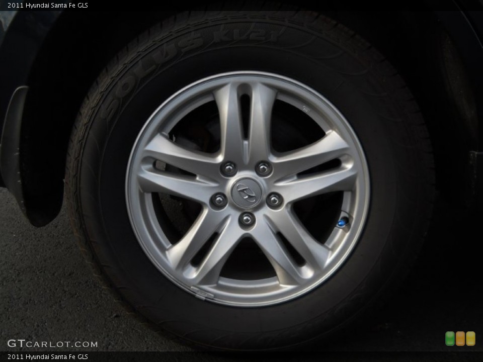 2011 Hyundai Santa Fe GLS Wheel and Tire Photo #56289936