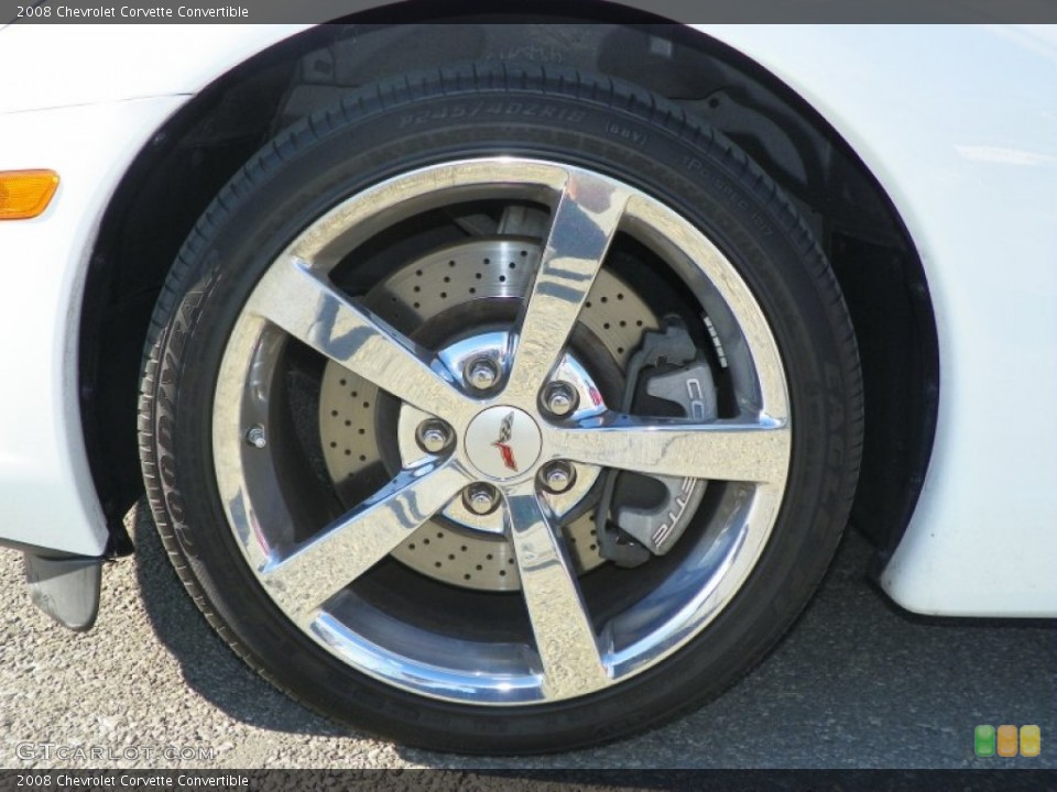 2008 Chevrolet Corvette Convertible Wheel and Tire Photo #56293713