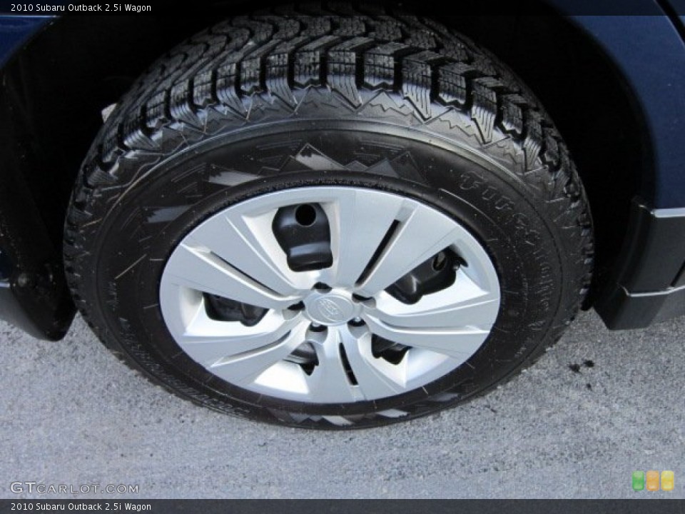 2010 Subaru Outback 2.5i Wagon Wheel and Tire Photo #56299314
