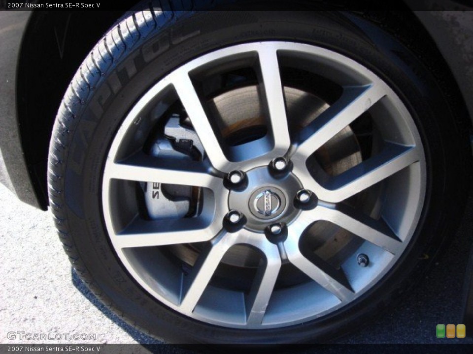 2007 Nissan Sentra SE-R Spec V Wheel and Tire Photo #56300220