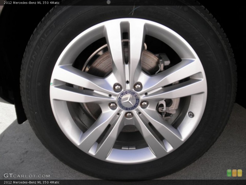 2012 Mercedes-Benz ML 350 4Matic Wheel and Tire Photo #56302623