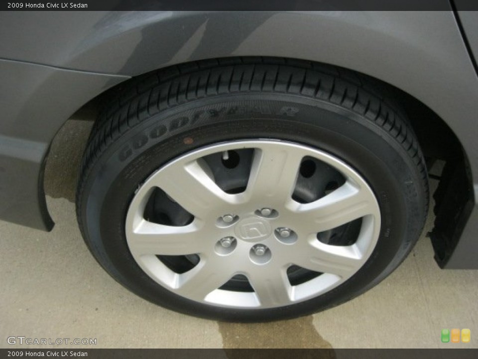 2009 Honda Civic LX Sedan Wheel and Tire Photo #56305674