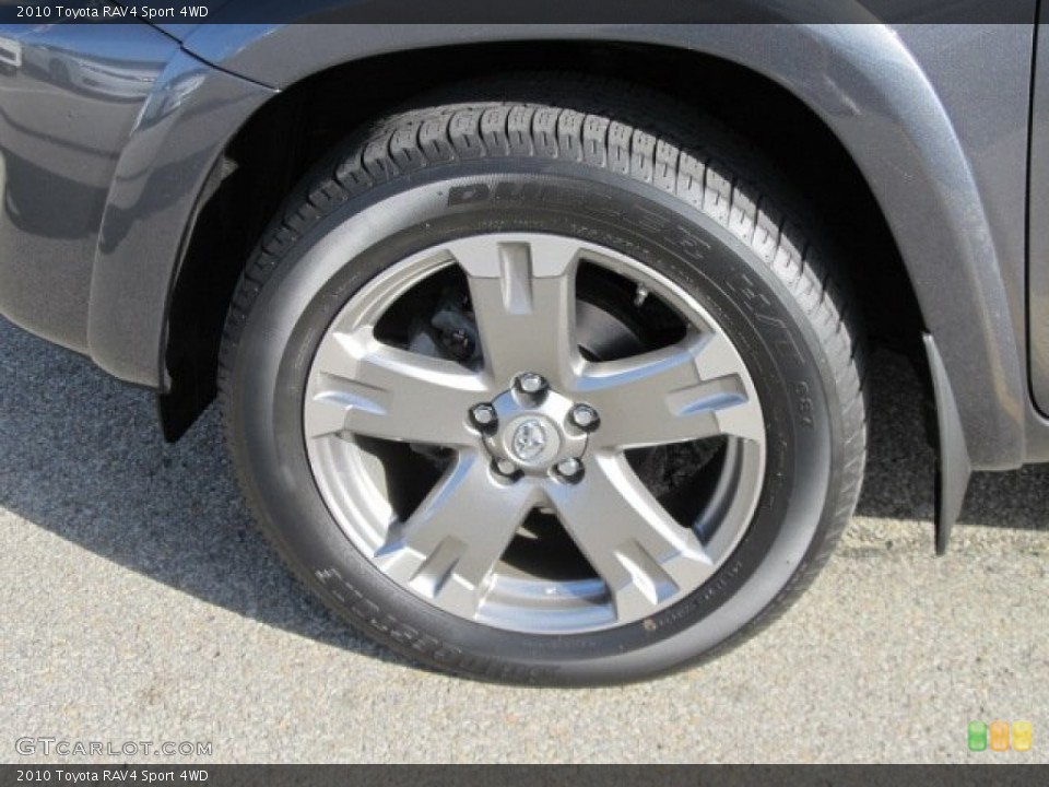 2010 Toyota RAV4 Sport 4WD Wheel and Tire Photo #56306984