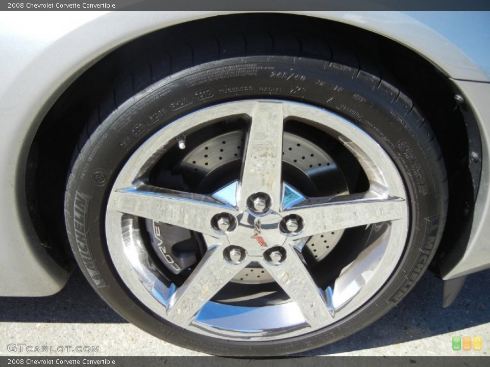 2008 Chevrolet Corvette Convertible Wheel and Tire Photo #56313978