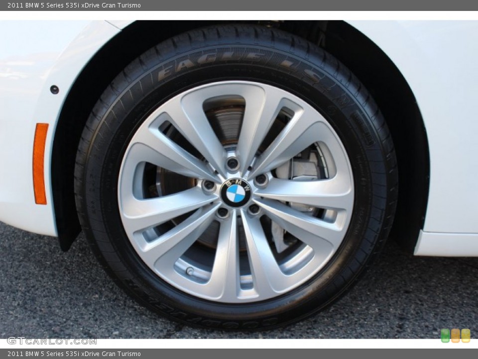 2011 BMW 5 Series 535i xDrive Gran Turismo Wheel and Tire Photo #56319090