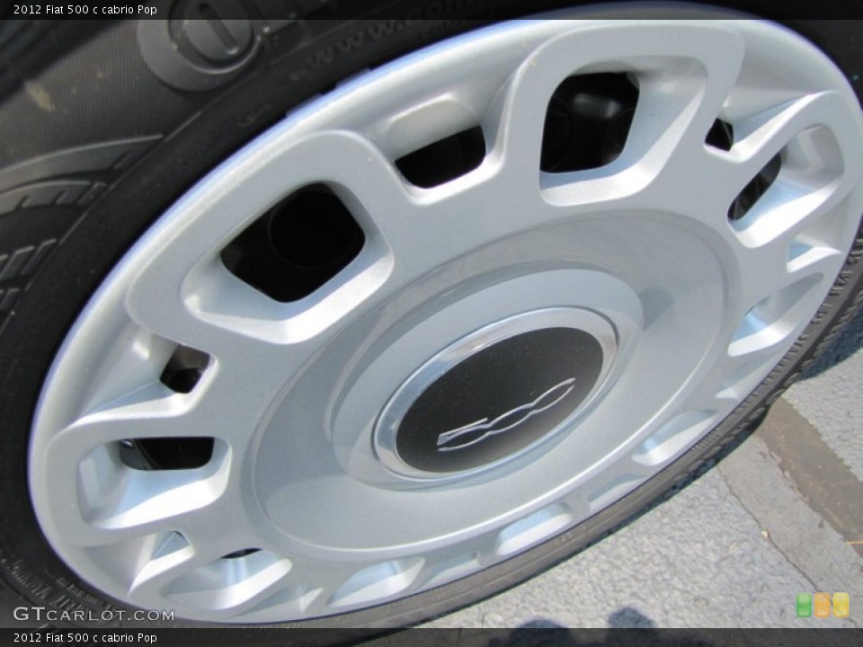 2012 Fiat 500 c cabrio Pop Wheel and Tire Photo #56322769