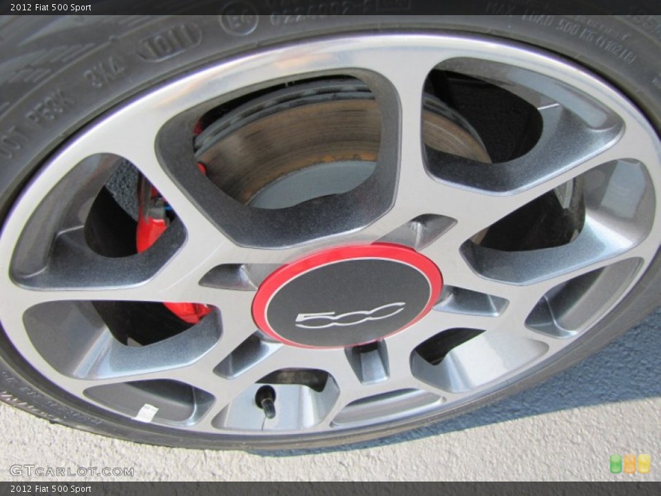 2012 Fiat 500 Sport Wheel and Tire Photo #56322913