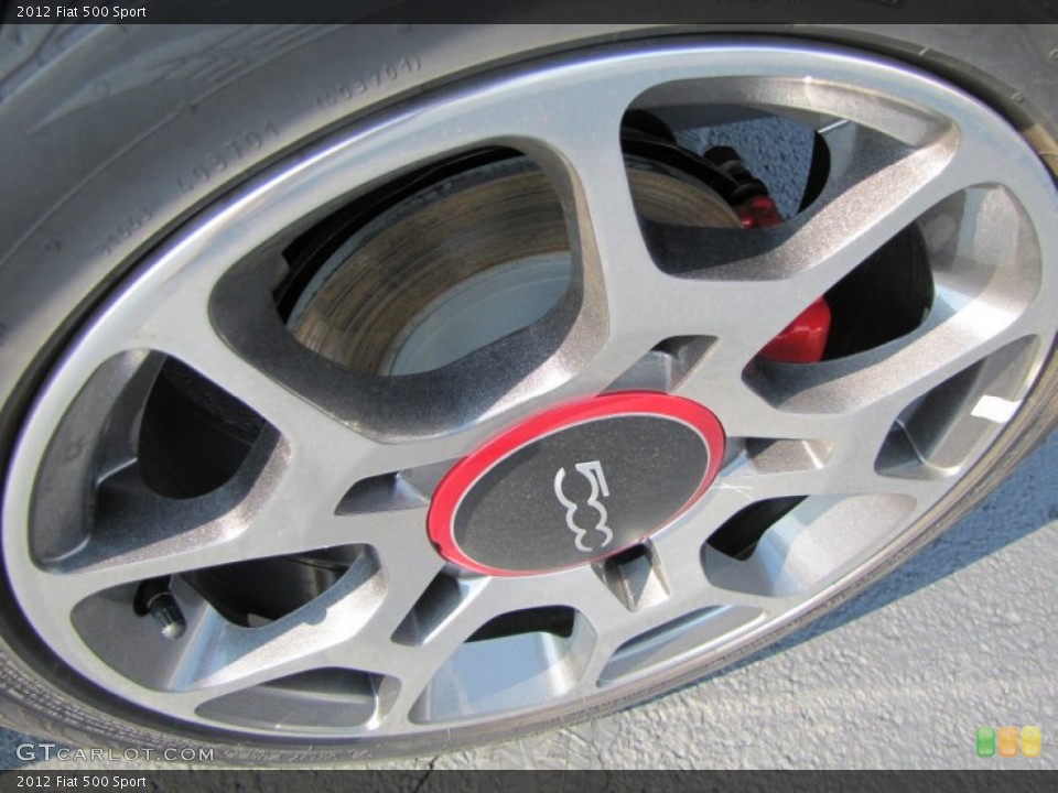 2012 Fiat 500 Sport Wheel and Tire Photo #56323364