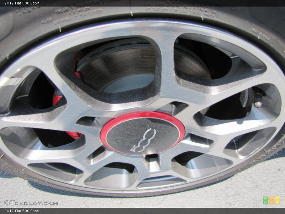 2012 Fiat 500 Sport Wheel and Tire Photo #56323604