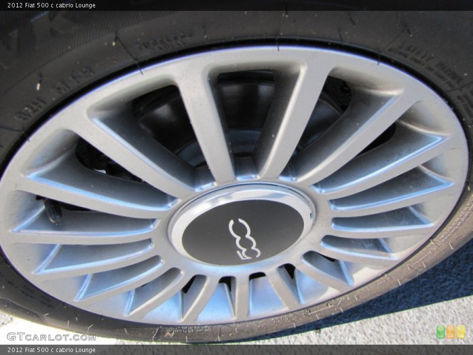 2012 Fiat 500 c cabrio Lounge Wheel and Tire Photo #56324870