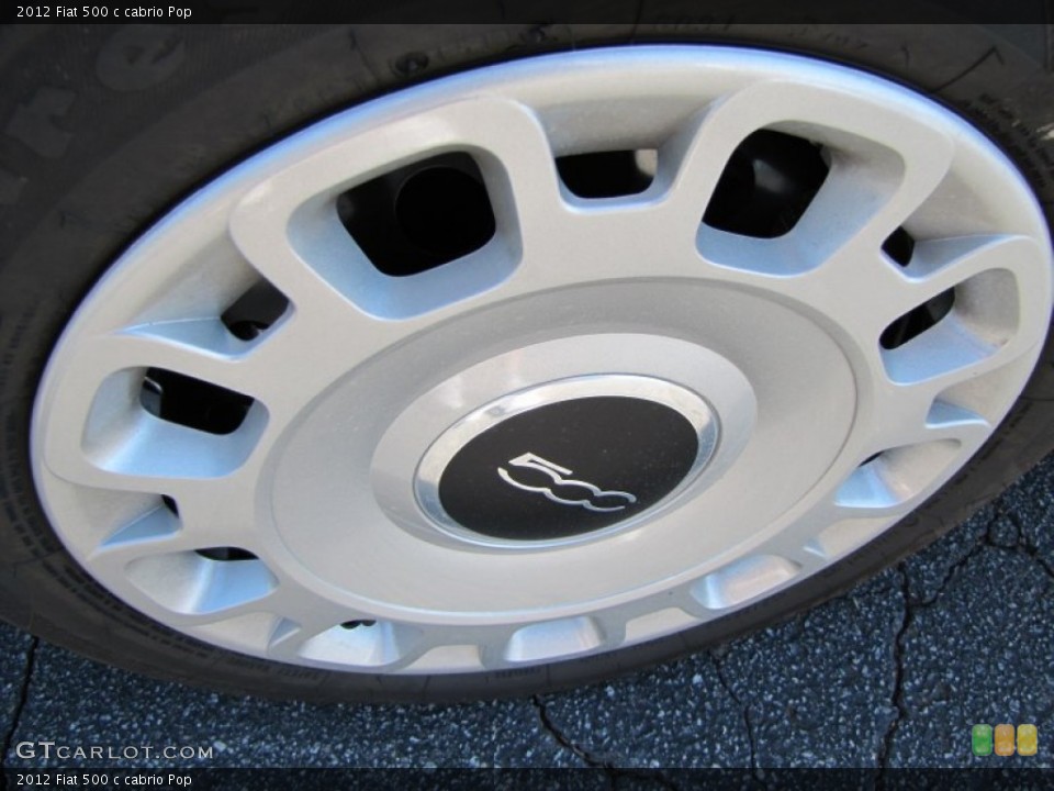 2012 Fiat 500 c cabrio Pop Wheel and Tire Photo #56328533