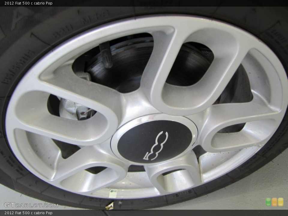 2012 Fiat 500 c cabrio Pop Wheel and Tire Photo #56328638