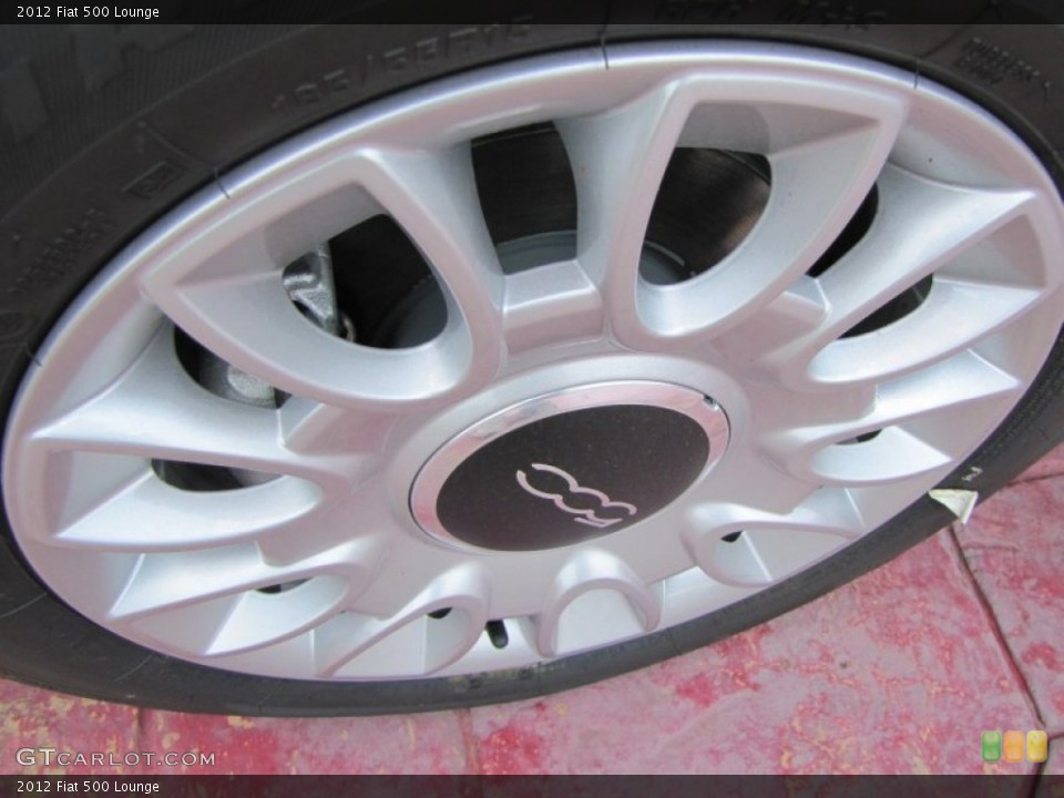 2012 Fiat 500 Lounge Wheel and Tire Photo #56329017