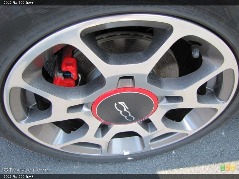 2012 Fiat 500 Sport Wheel and Tire Photo #56329833