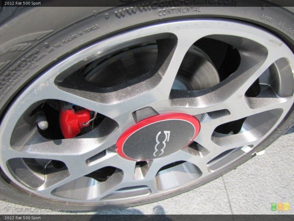 2012 Fiat 500 Sport Wheel and Tire Photo #56329926