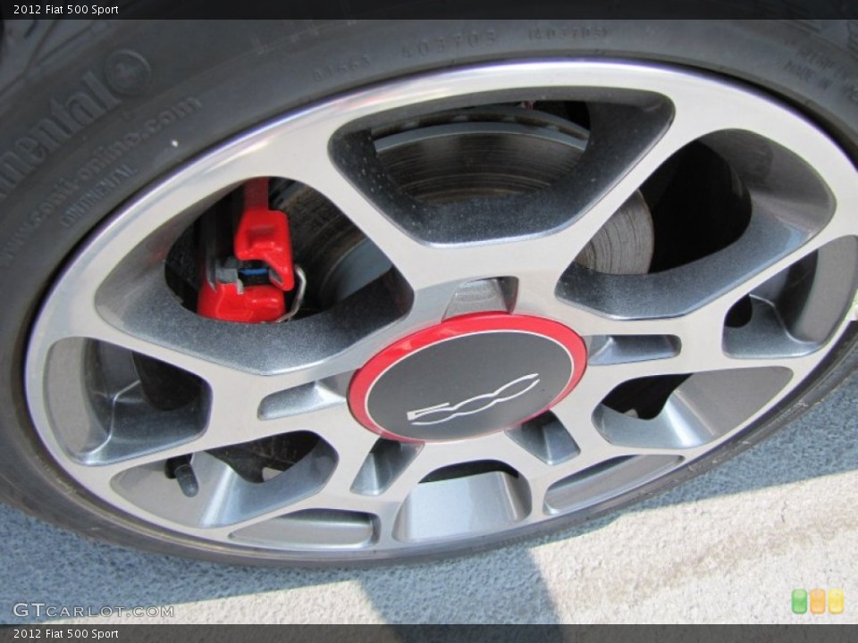 2012 Fiat 500 Sport Wheel and Tire Photo #56330118