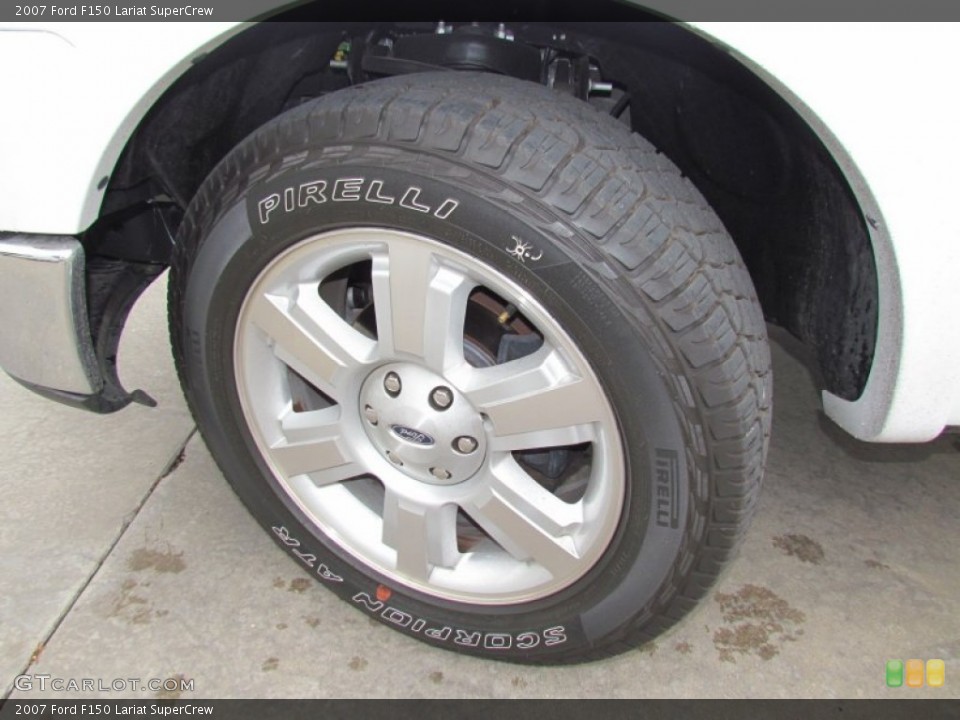 2007 Ford F150 Lariat SuperCrew Wheel and Tire Photo #56330850