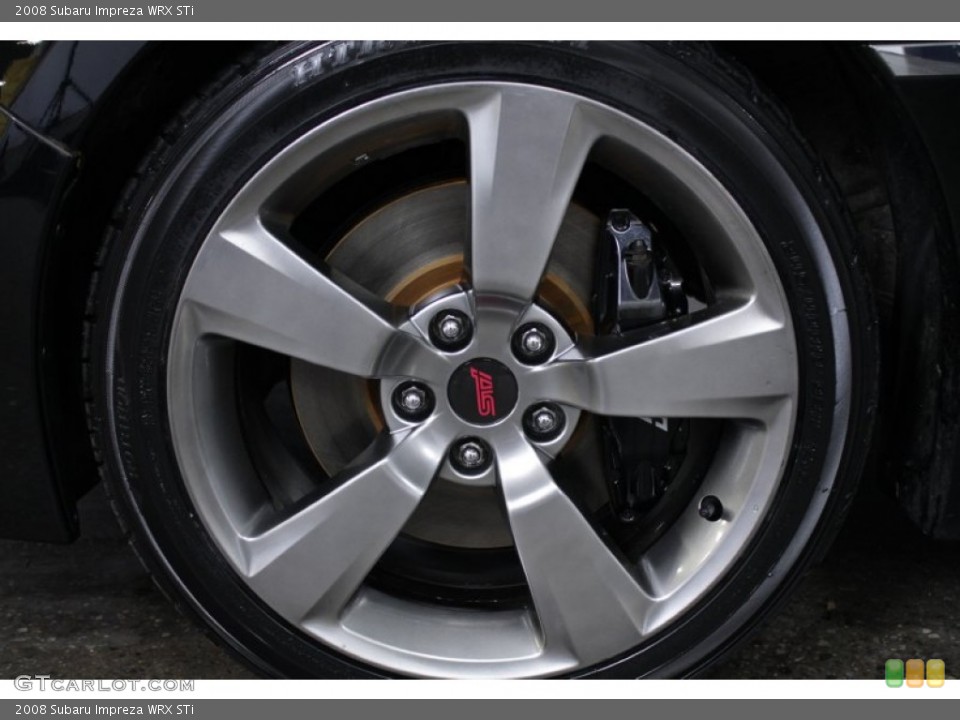 2008 Subaru Impreza WRX STi Wheel and Tire Photo #56336193