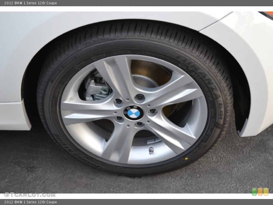 2012 BMW 1 Series 128i Coupe Wheel and Tire Photo #56342233