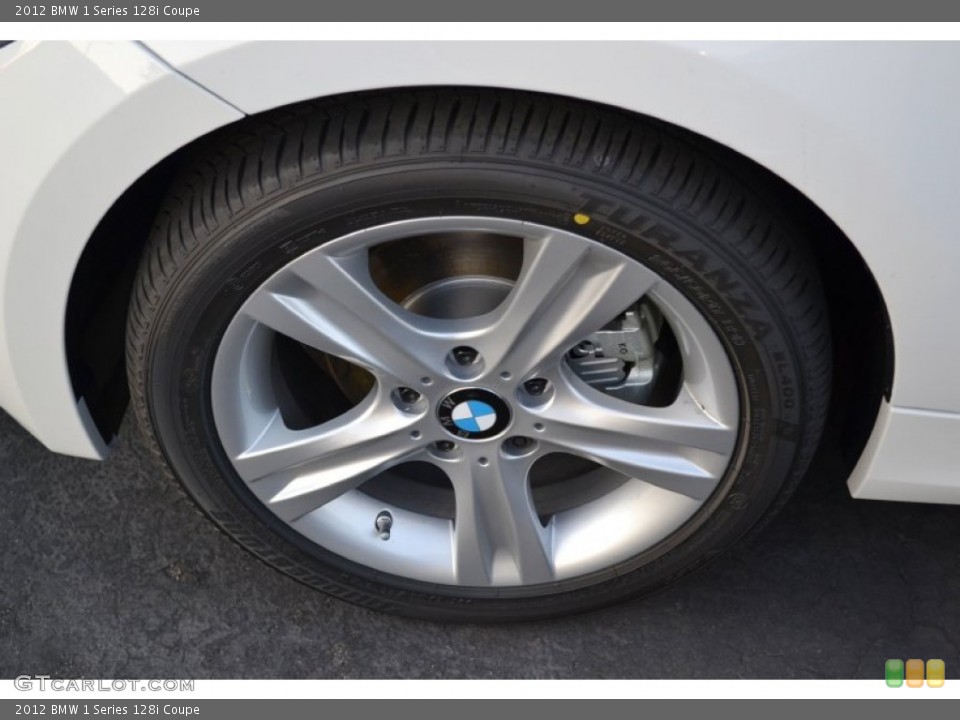 2012 BMW 1 Series 128i Coupe Wheel and Tire Photo #56342263