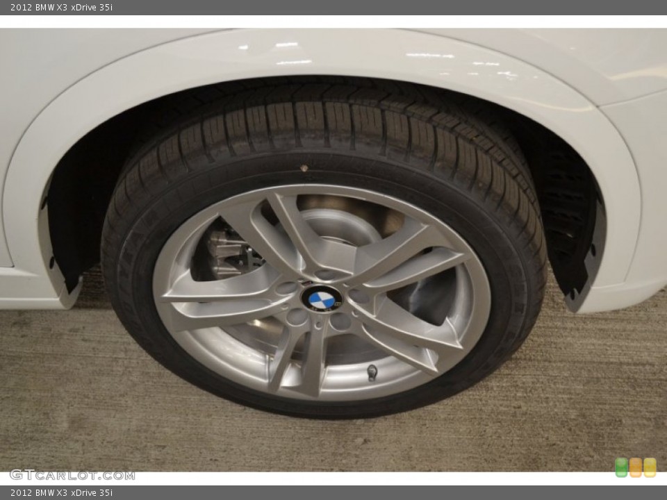2012 BMW X3 xDrive 35i Wheel and Tire Photo #56342341