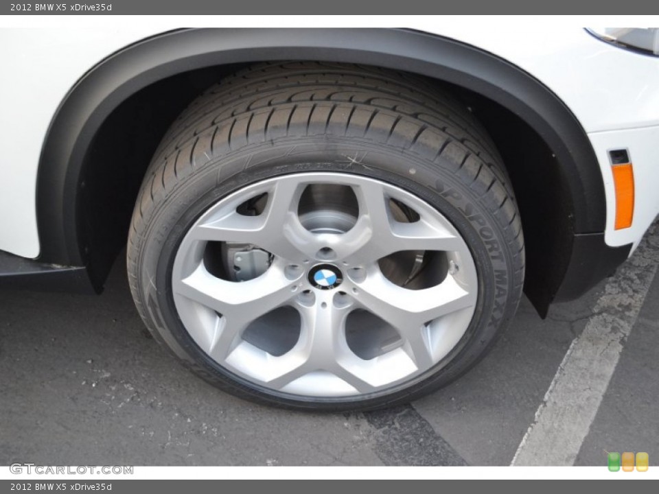 2012 BMW X5 xDrive35d Wheel and Tire Photo #56342395