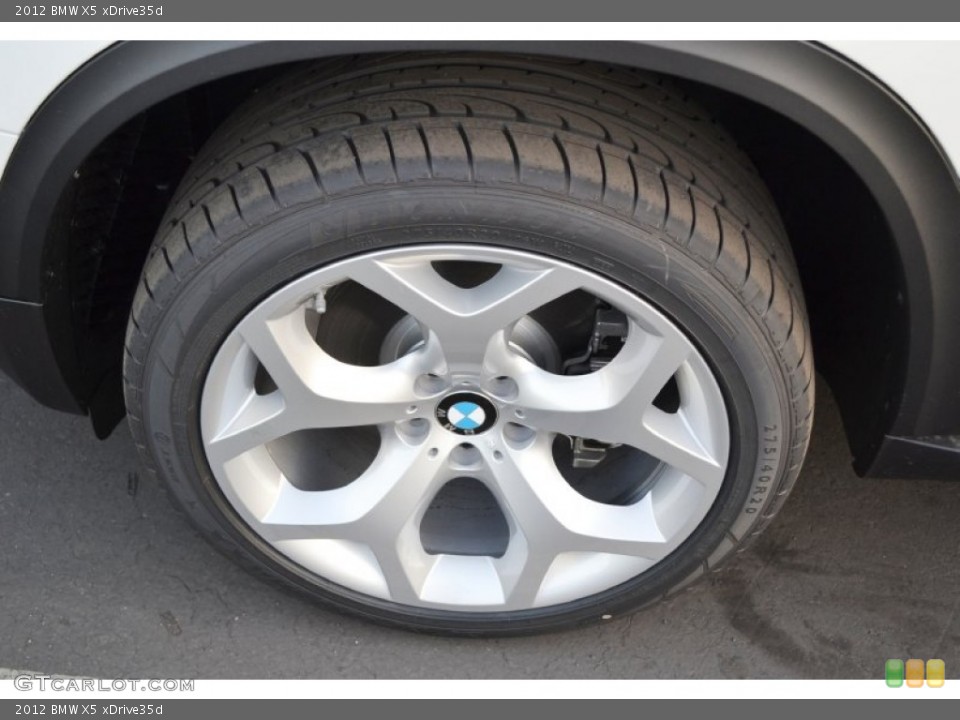 2012 BMW X5 xDrive35d Wheel and Tire Photo #56342416