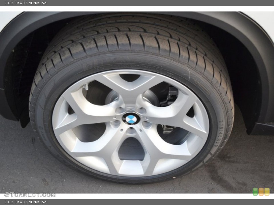 2012 BMW X5 xDrive35d Wheel and Tire Photo #56342440