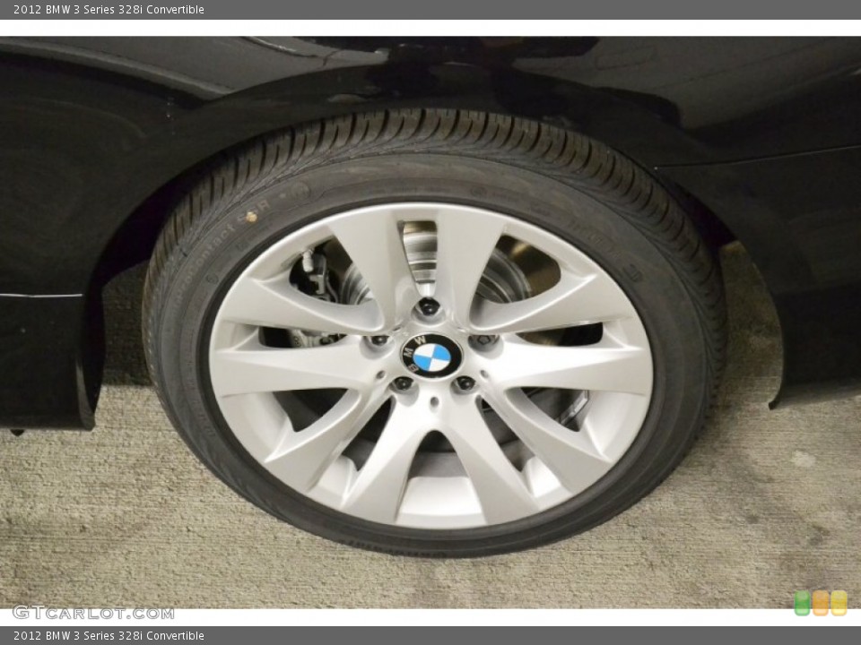 2012 BMW 3 Series 328i Convertible Wheel and Tire Photo #56343013